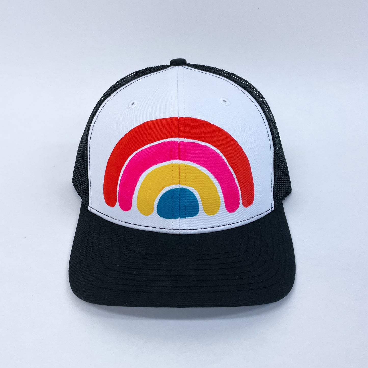 Rainbow Trucker Hat | Unique, Hand Painted