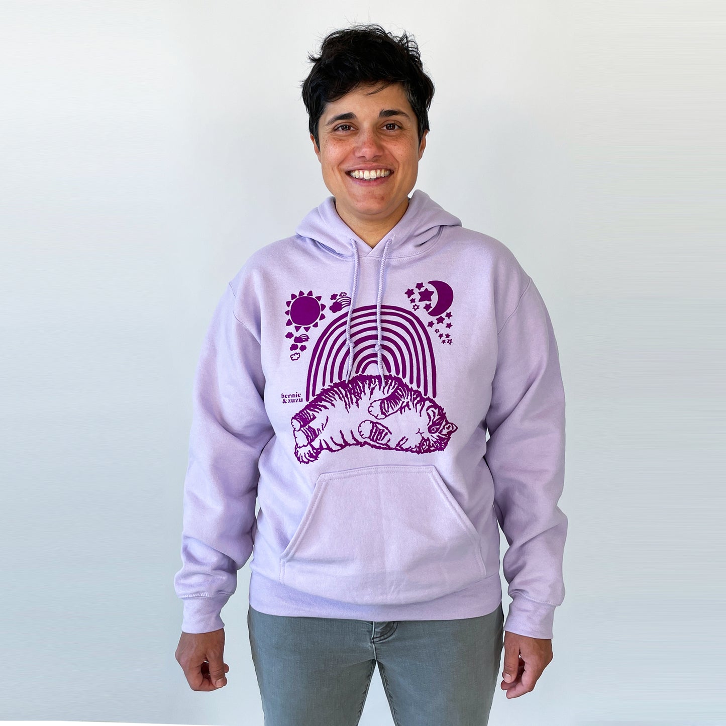 Rainbow Cat Hoodie Sweatshirt