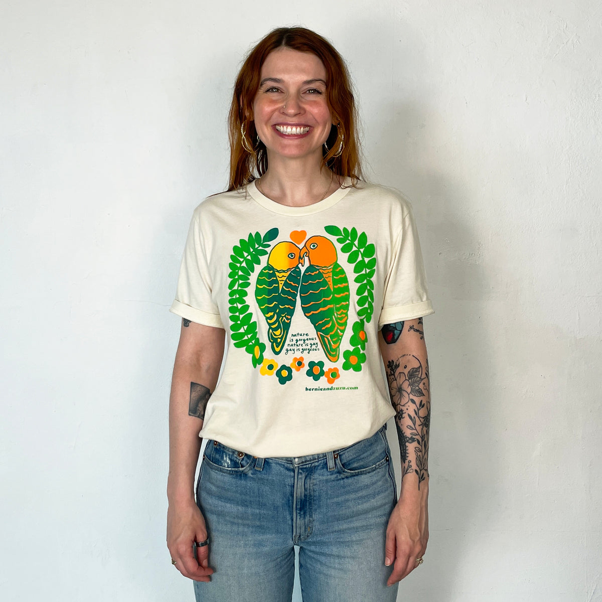 Lovebird Parrots T-shirt