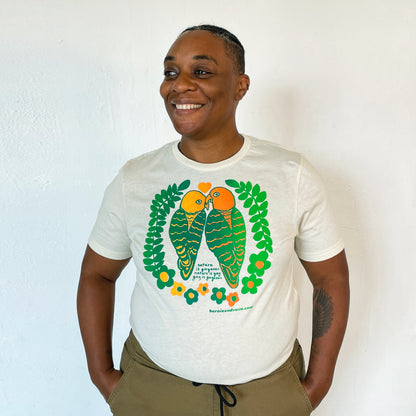 Lovebird Parrots T-shirt