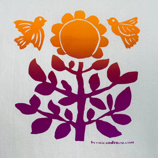 Sunshine Birdies Kitchen Towel