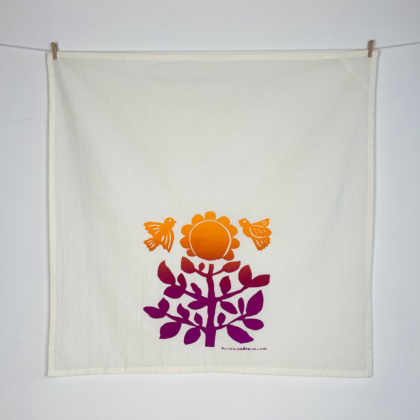 Sunshine Birdies Kitchen Towel