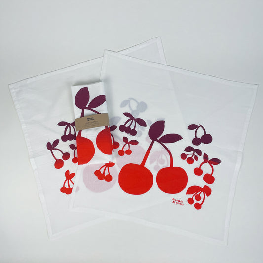 Cherry Napkin Set of 2