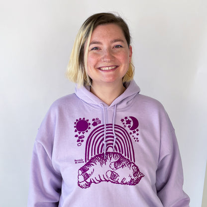 Rainbow Cat Hoodie Sweatshirt