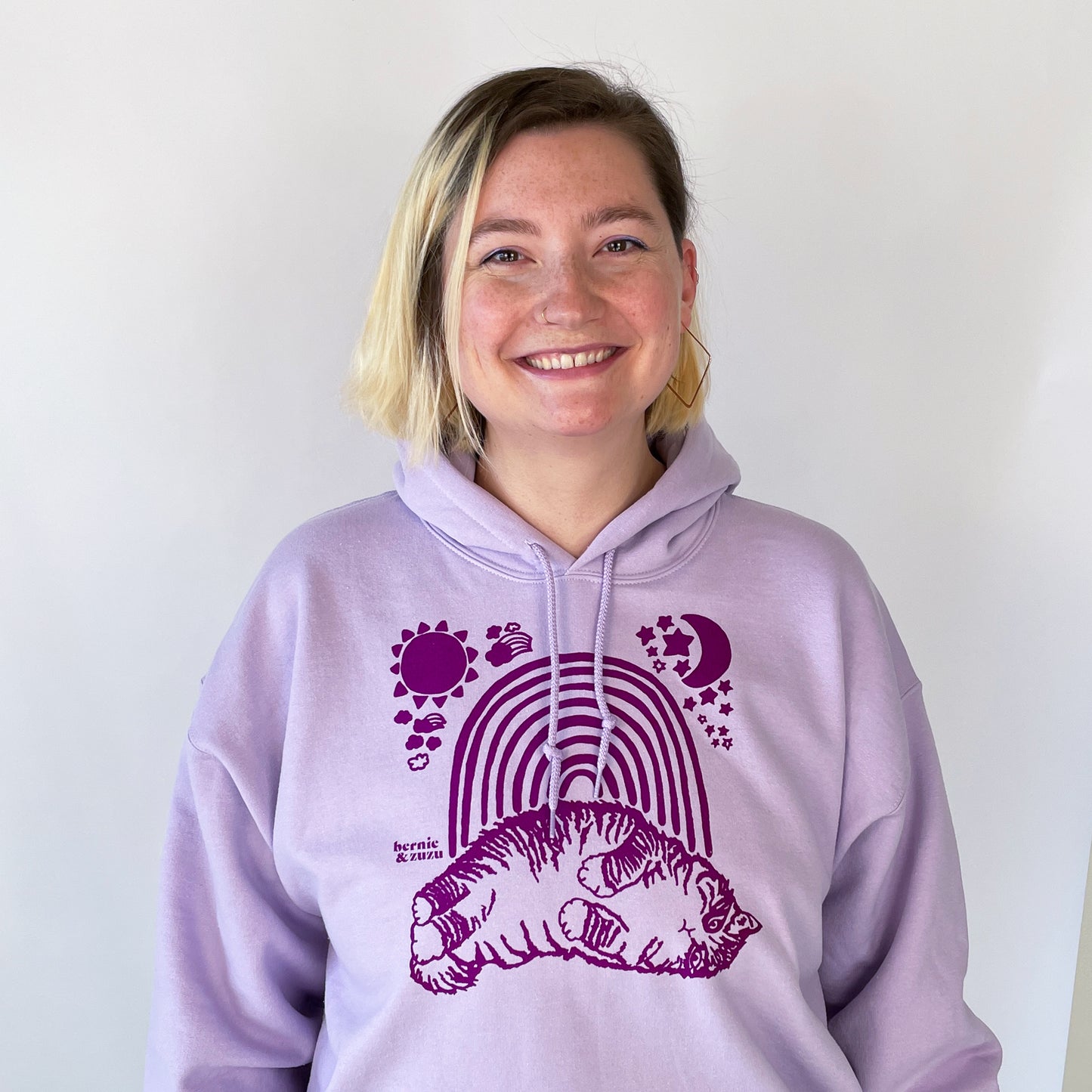 Rainbow Cat Hoodie Sweatshirt