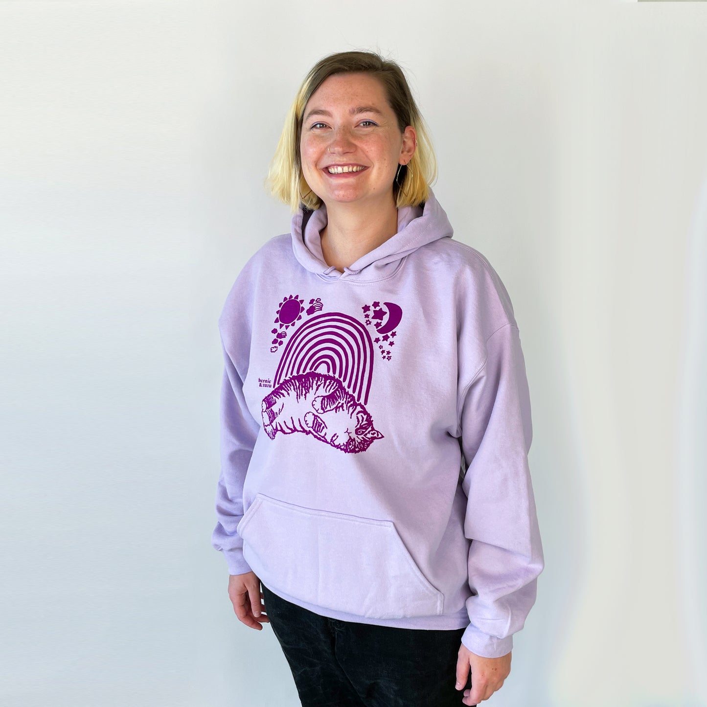 Rainbow Cat Hoodie Sweatshirt