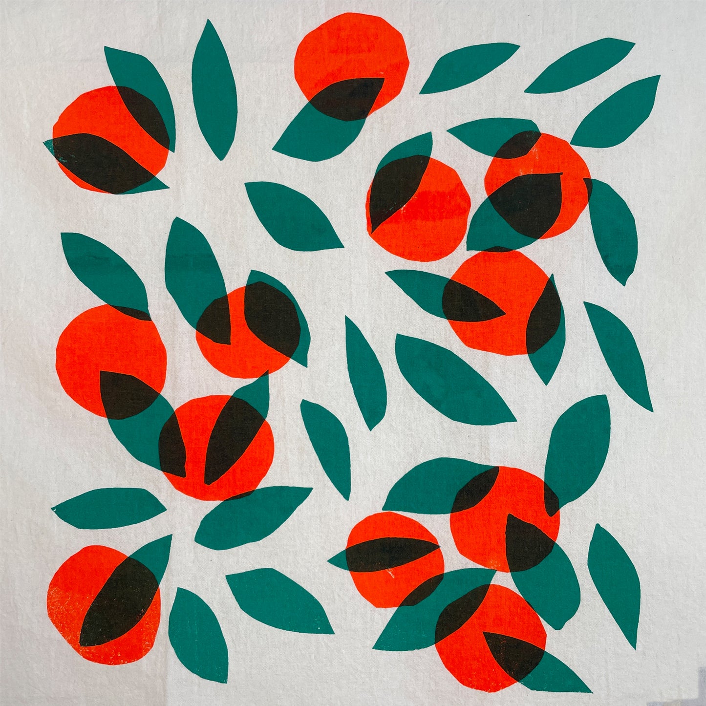 Orange Tree Tea Towel