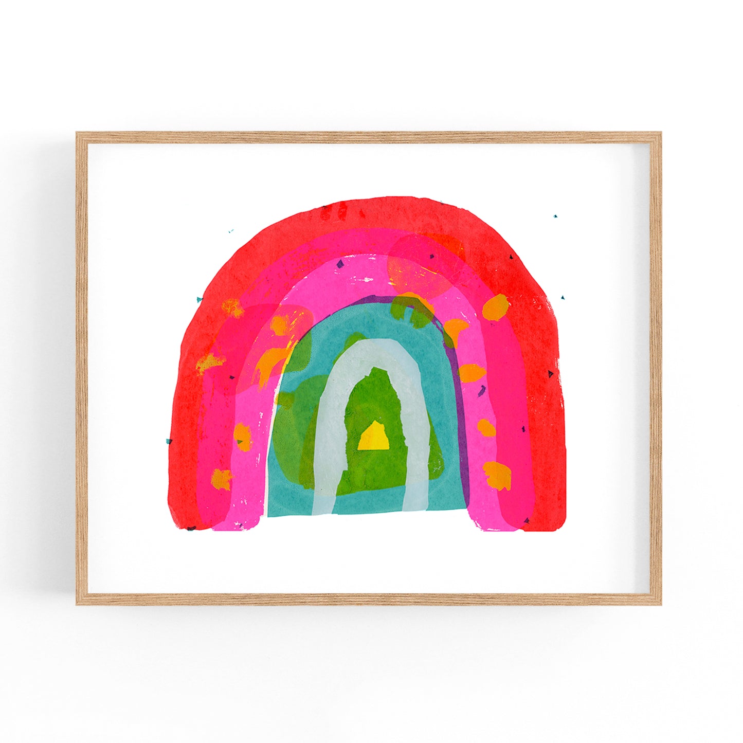 Into the Rainbow Forest Print