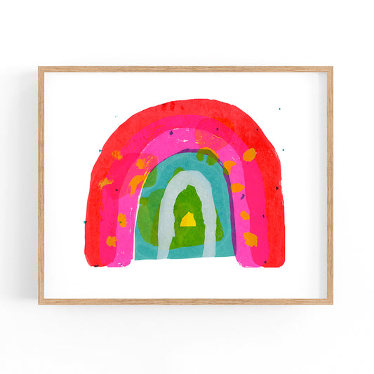 Into the Rainbow Forest | Giclee Print
