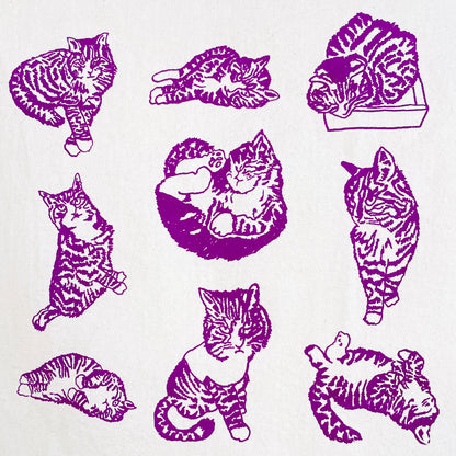 Cat Poses Kitchen Towel