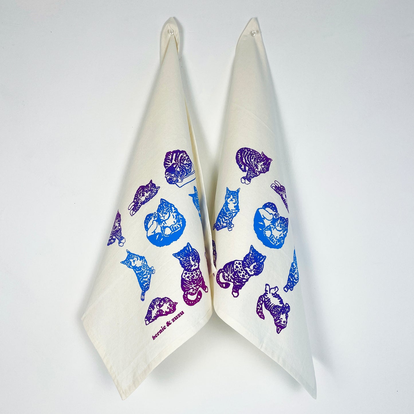 Cat Poses Napkin Set of 2