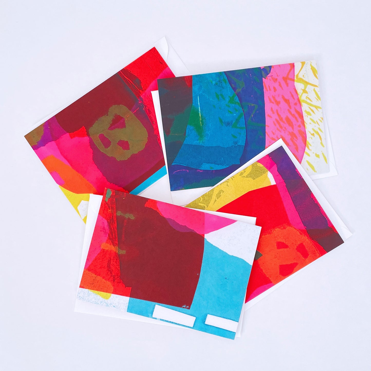 fiery prints greeting card set