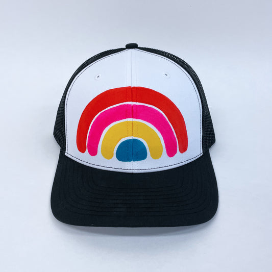 Rainbow Trucker Hat | Unique, Hand Painted